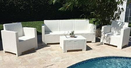 Комплект мебели NEBRASKA 3 Set, белый Комплект мебели NEBRASKA 3 Set, белый