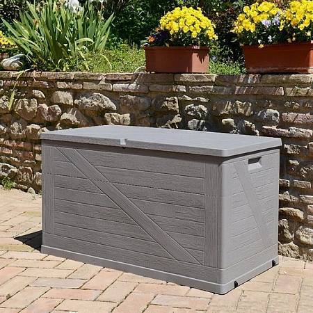 Сундук TOOMAX WOODLINE 420л, светло-серый Сундук TOOMAX WOODLINE 420л, светло-серый