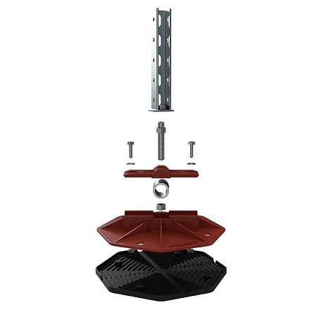 Кровельная поворотная опора HILST PLATFORM MV с корректором угла наклона Кровельная поворотная опора HILST PLATFORM MV с корректором угла наклона