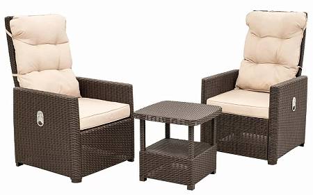 Комплект уличной мебели MANCHESTER SET 2, венге Комплект уличной мебели MANCHESTER SET 2, венге