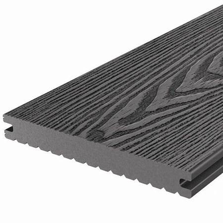 Террасная доска Holzhof Solid полнотелая шовная с тиснением, венге Террасная доска Holzhof Solid полнотелая шовная с тиснением, венге