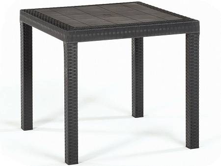 Стол B:rattan DALLAS 800x800мм, коричневый Стол B:rattan DALLAS 800x800мм, коричневый