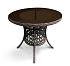Комплект плетеной мебели МОККА FANO (стол обеденный круглый, 4 кресла), Темно-коричневый—2