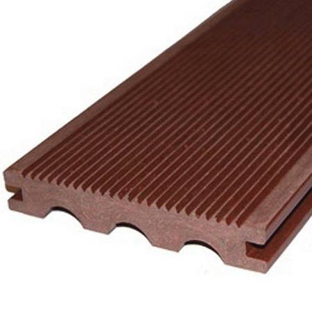 Террасная доска Darvolex полнотелая шовная вельвет, коричневая Террасная доска Darvolex полнотелая шовная вельвет, коричневая