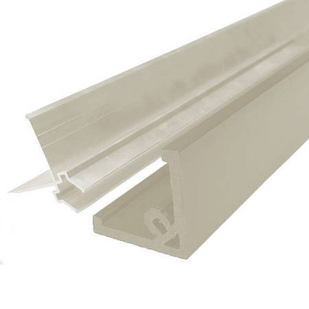 Уголок ДПК + алюминиевый профиль 50x50x3000мм, слоновая кость Уголок ДПК + алюминиевый профиль 50x50x3000мм, слоновая кость