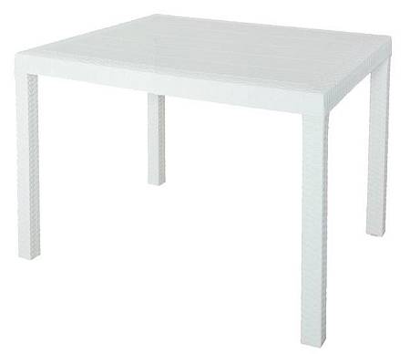 Стол B:rattan DALLAS 800x800мм, белый Стол B:rattan DALLAS 800x800мм, белый