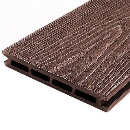 Террасная доска NauticPrime (Light) Esthetic Wood шовная с тиснением, коричневая Террасная доска NauticPrime (Light) Esthetic Wood шовная с тиснением, коричневая