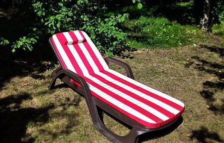 Матрац 710x570/1130x570мм с вертикальной подушкой (бело-красный) Premium Матрац 710x570/1130x570мм с вертикальной подушкой (бело-красный) Premium