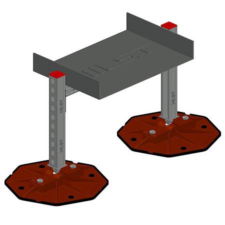 Рама для горизонтальных кабельных лотков 500мм Рама для горизонтальных кабельных лотков 500мм
