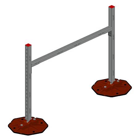 Рама для прямоугольных воздуховодов до 1000 мм, 1 ярус Рама для прямоугольных воздуховодов до 1000 мм, 1 ярус