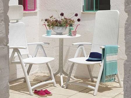 Кресло складное DARSENA, белое Кресло складное DARSENA, белое