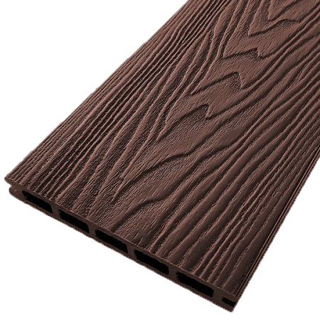 Террасная доска NauticPrime универсальная шовная с тиснением, коричневая Террасная доска NauticPrime универсальная шовная с тиснением, коричневая