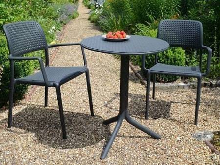 Стол NARDI Step круглый, белый Стол NARDI Step круглый, белый