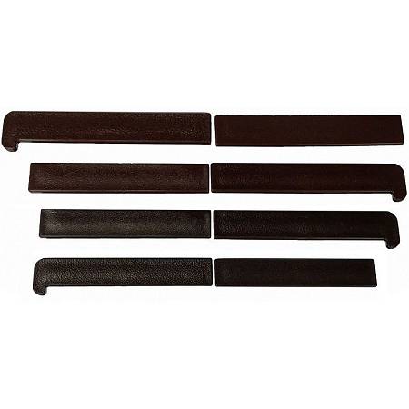 Заглушка торцевая для пустотелых ступеней Deckron, коричневая Заглушка торцевая для пустотелых ступеней Deckron, коричневая