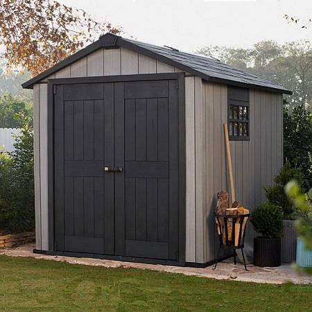 Хозблок пластик+ДПК OAKLAND 759, серый Хозблок пластик+ДПК OAKLAND 759, серый