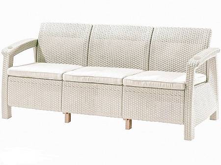 Диван трехместный TWEET Sofa 3 Seat, белый Диван трехместный TWEET Sofa 3 Seat, белый