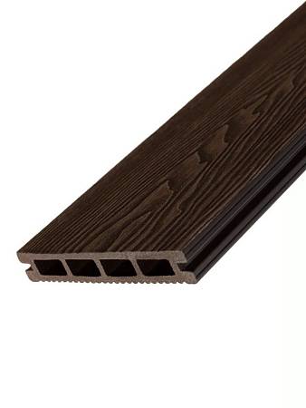 Террасная доска NauticPrime (Middle) Esthetic Wood шовная с 3D тиснением, венге Террасная доска NauticPrime (Middle) Esthetic Wood шовная с 3D тиснением, венге