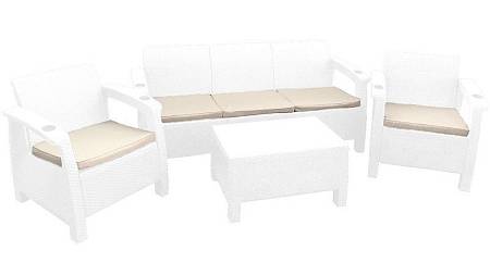 Комплект уличной мебели TWEET Terrace Set Max, белый Комплект уличной мебели TWEET Terrace Set Max, белый