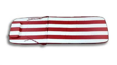 Матрац 710x570/1130x570мм с вертикальной подушкой (бело-красный) Premium Матрац 710x570/1130x570мм с вертикальной подушкой (бело-красный) Premium