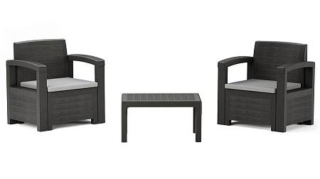 Комплект мебели RATTAN Comfort 3, венге Комплект мебели RATTAN Comfort 3, венге