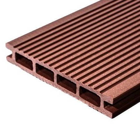 Террасная доска Darvolex шовная вельвет, коричневая Террасная доска Darvolex шовная вельвет, коричневая