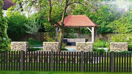 Забор-штакетник "ВЕЧНЫЙ" вертикальный палисад Забор-штакетник "ВЕЧНЫЙ" вертикальный палисад