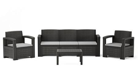 Комплект мебели RATTAN Comfort 5, венге Комплект мебели RATTAN Comfort 5, венге