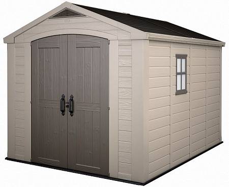 Гараж-сарай пластиковый FACTOR 8x11" Гараж-сарай пластиковый FACTOR 8x11"