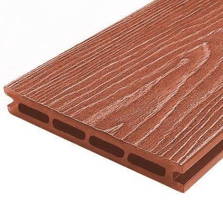 Террасная доска NauticPrime (Light) Esthetic Wood шовная с тиснением, терракот Террасная доска NauticPrime (Light) Esthetic Wood шовная с тиснением, терракот