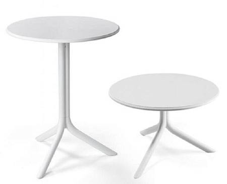 Стол NARDI Step круглый, белый Стол NARDI Step круглый, белый