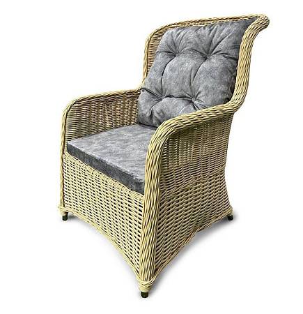 Комплект плетеной мебели МОККА SAN MARINO (стол обеденный, 8 кресел), Бежевый Комплект плетеной мебели МОККА SAN MARINO (стол обеденный, 8 кресел), Бежевый