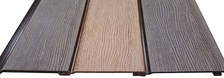 Панель сайдинга Darvolex с тиснением, коричневая Панель сайдинга Darvolex с тиснением, коричневая