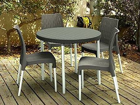 Комплект с металлическими ножками JERSEY set, антрацит Комплект с металлическими ножками JERSEY set, антрацит