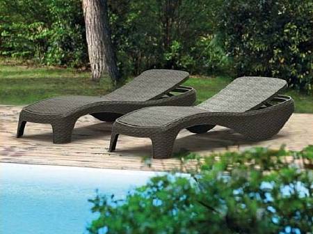 Шезлонг Atlantic, коричневый Шезлонг Atlantic, коричневый