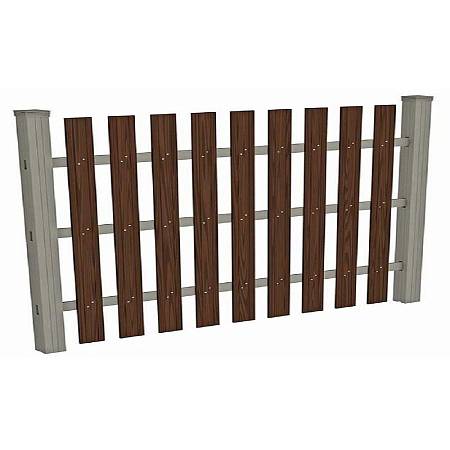 Забор-штакетник "ВЕЧНЫЙ" вертикальный палисад Забор-штакетник "ВЕЧНЫЙ" вертикальный палисад