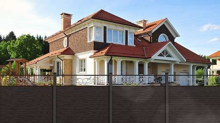 Забор шумозащитный со стеклом Забор шумозащитный со стеклом