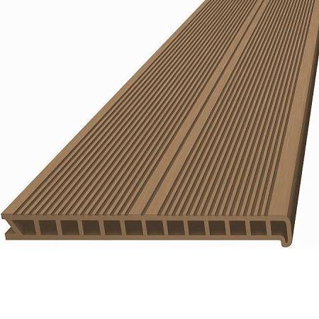 Ступень Deckron пустотелая с брашингом, коричневая Ступень Deckron пустотелая с брашингом, коричневая