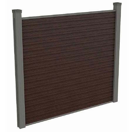 Забор глухой "ЁЛОЧКА" из штакетника ДПК Забор глухой "ЁЛОЧКА" из штакетника ДПК