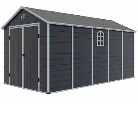 Сарай пластиковый Black Fox MODERNIST J 11м2 Сарай пластиковый Black Fox MODERNIST J 11м2