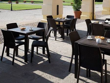 Стул B:rattan VIRGINIA без подлокотников, белый Стул B:rattan VIRGINIA без подлокотников, белый