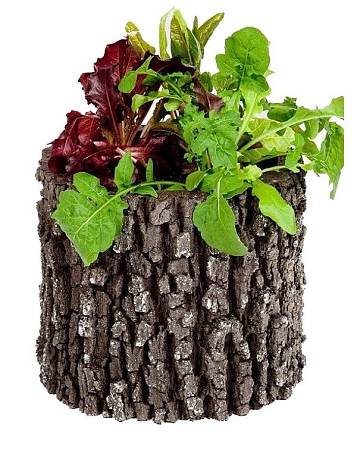 Горшок-цветочница вертикальная Дуб M (средняя) 25х22см Горшок-цветочница вертикальная Дуб M (средняя) 25х22см