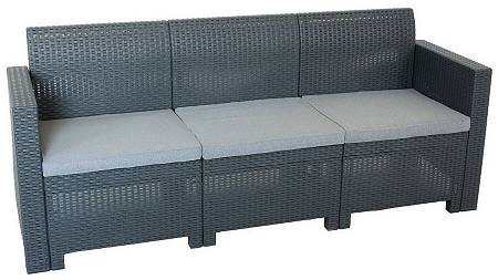 Диван трехместный NEBRASKA Sofa 3, венге Диван трехместный NEBRASKA Sofa 3, венге